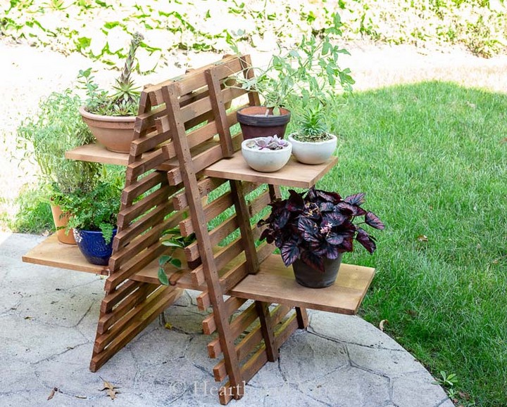 Outdoor Stand Multiple Plants