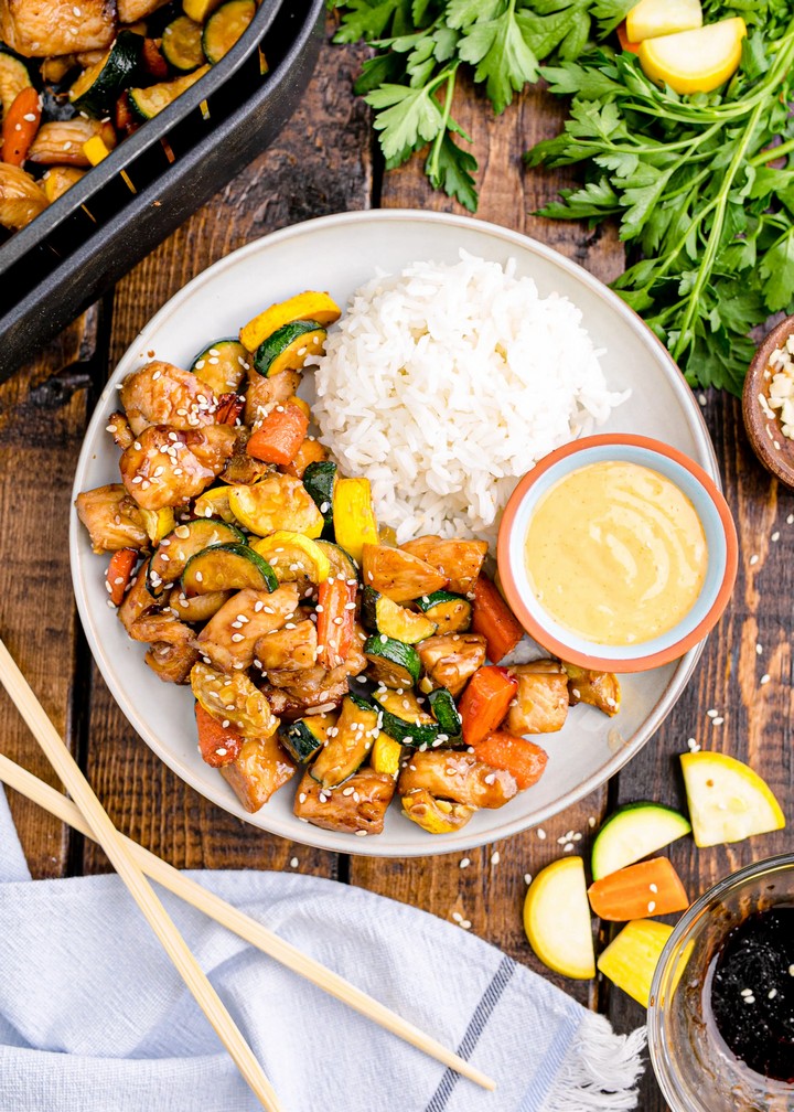 Air Fryer Chicken Hibachi