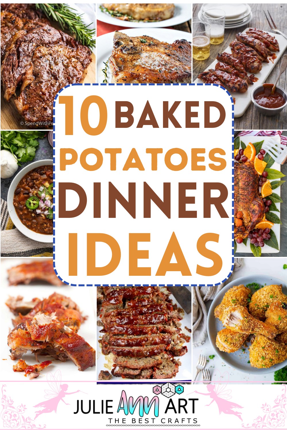10 What To Serve With Baked Potato Dinners Ideas - Julie Ann Art