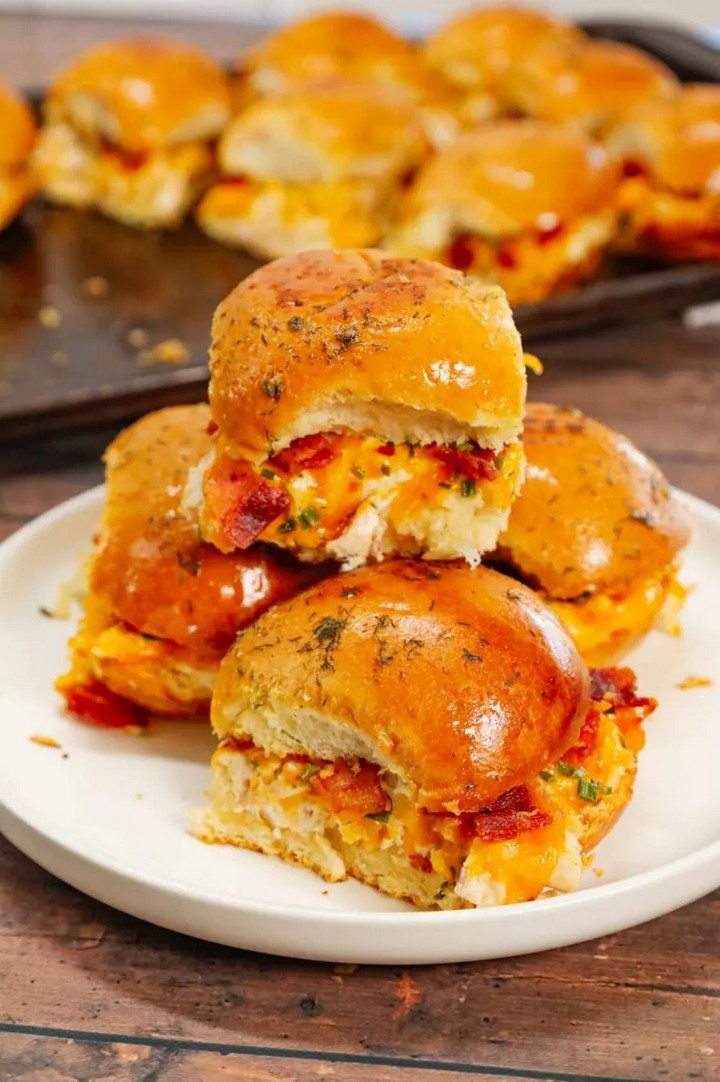 Chicken Bacon Ranch Sliders