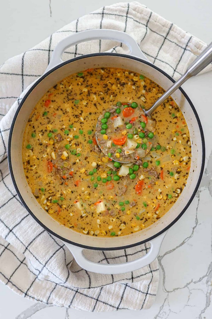 Hamburger Potato Soup