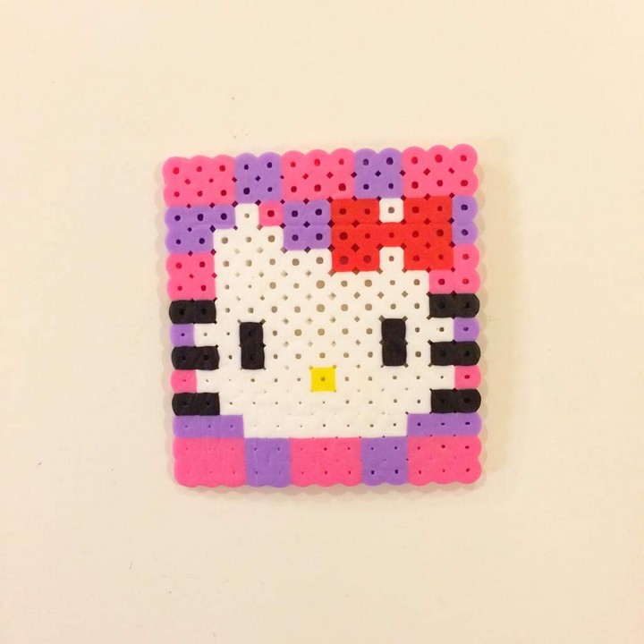 Hello Kitty Perler Bead Creation