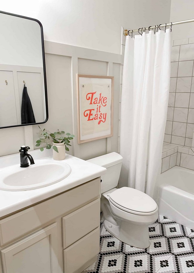 How We Transformed This Small Bathroom On A Major Budget