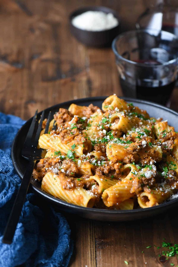 Rigatoni Bolognese Recipe