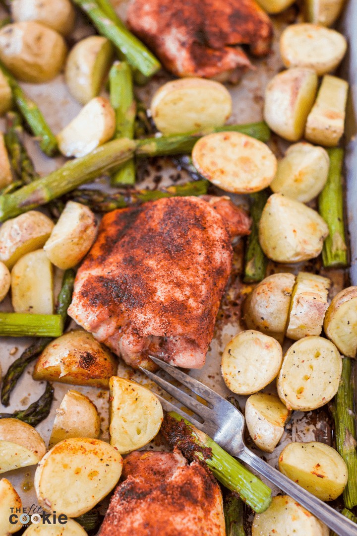 Sheet Pan Barbecue Chicken With Potatoes