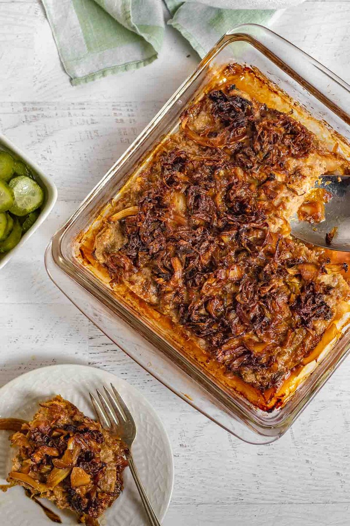 Swedish Meatloaf With Caramelized Cabbage