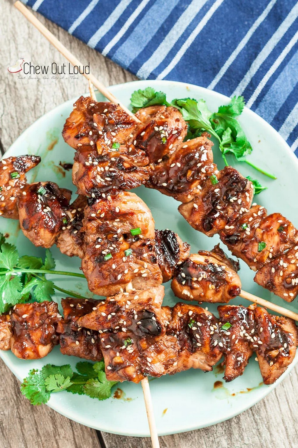 Asian Chicken Skewers