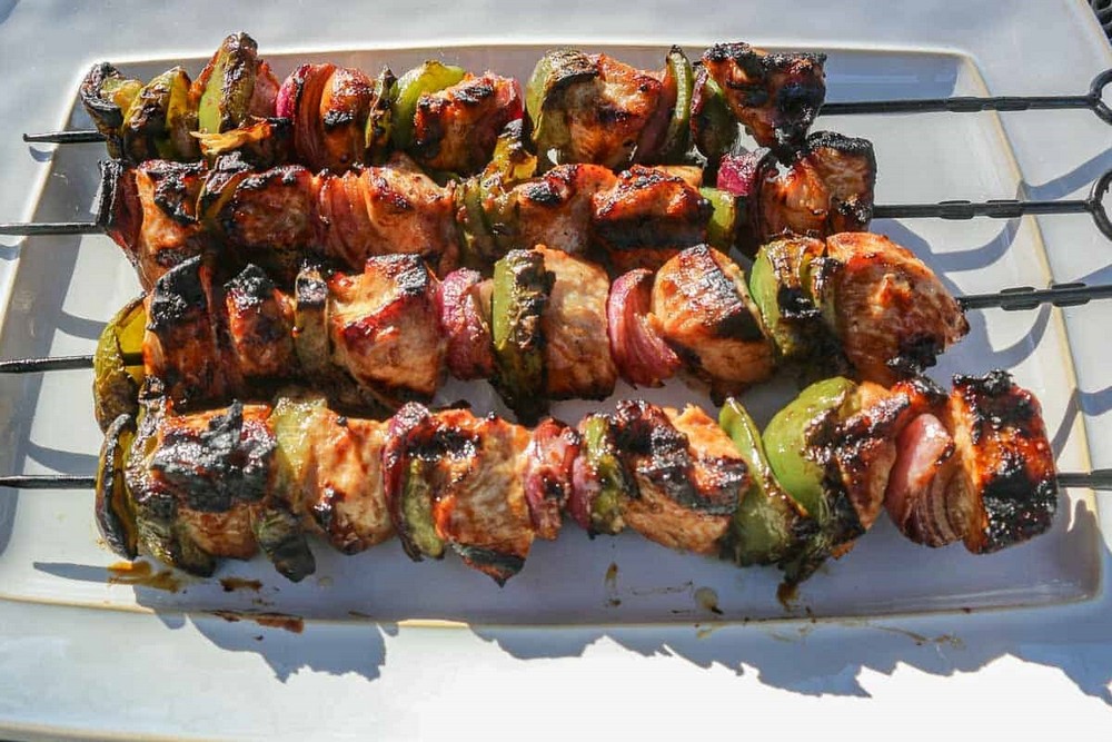 Chicken Kabobs With Honey Garlic Marinade