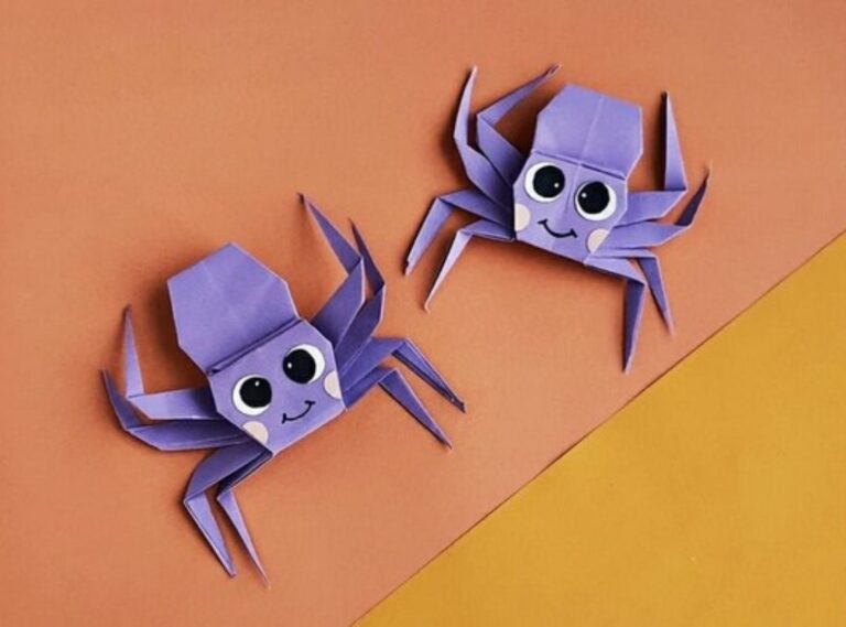 DIY Paper Spider Ideas 1