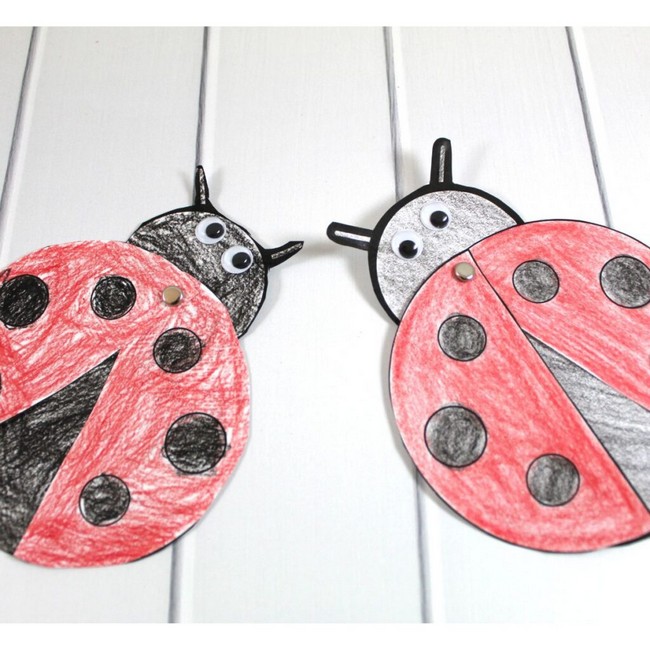 Easy Paper Ladybug Craft For Kids