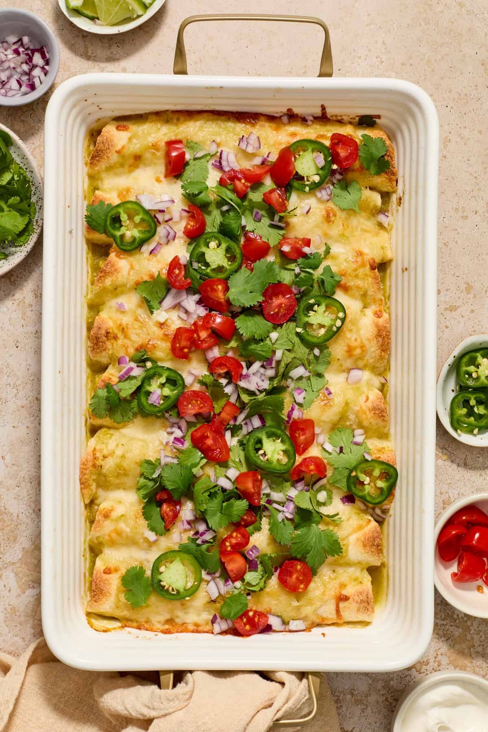 Green Chicken Enchiladas