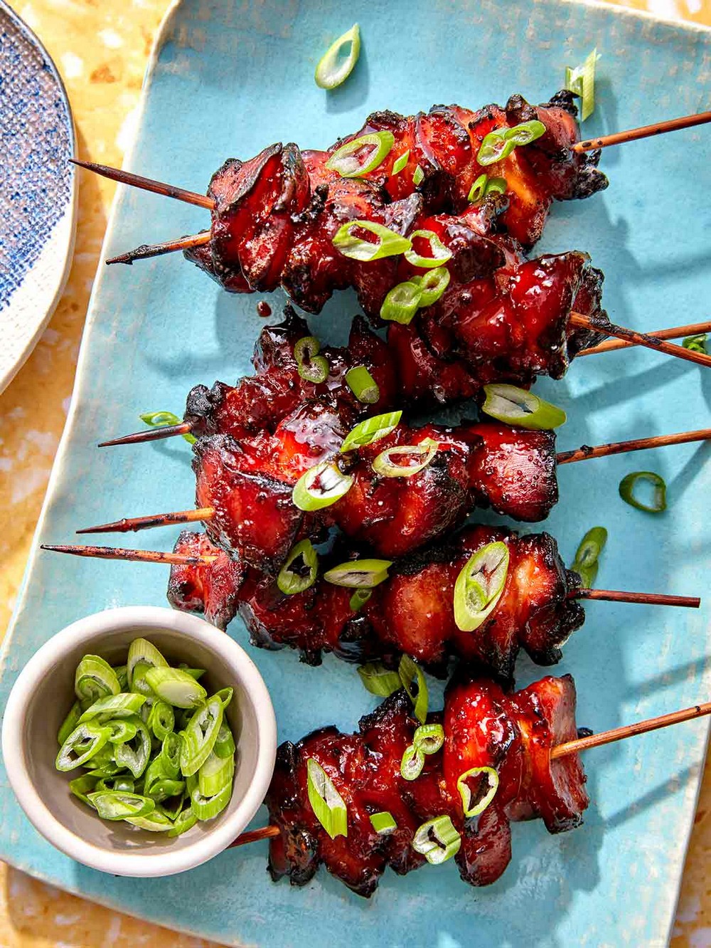 Honey Garlic Chicken Skewers