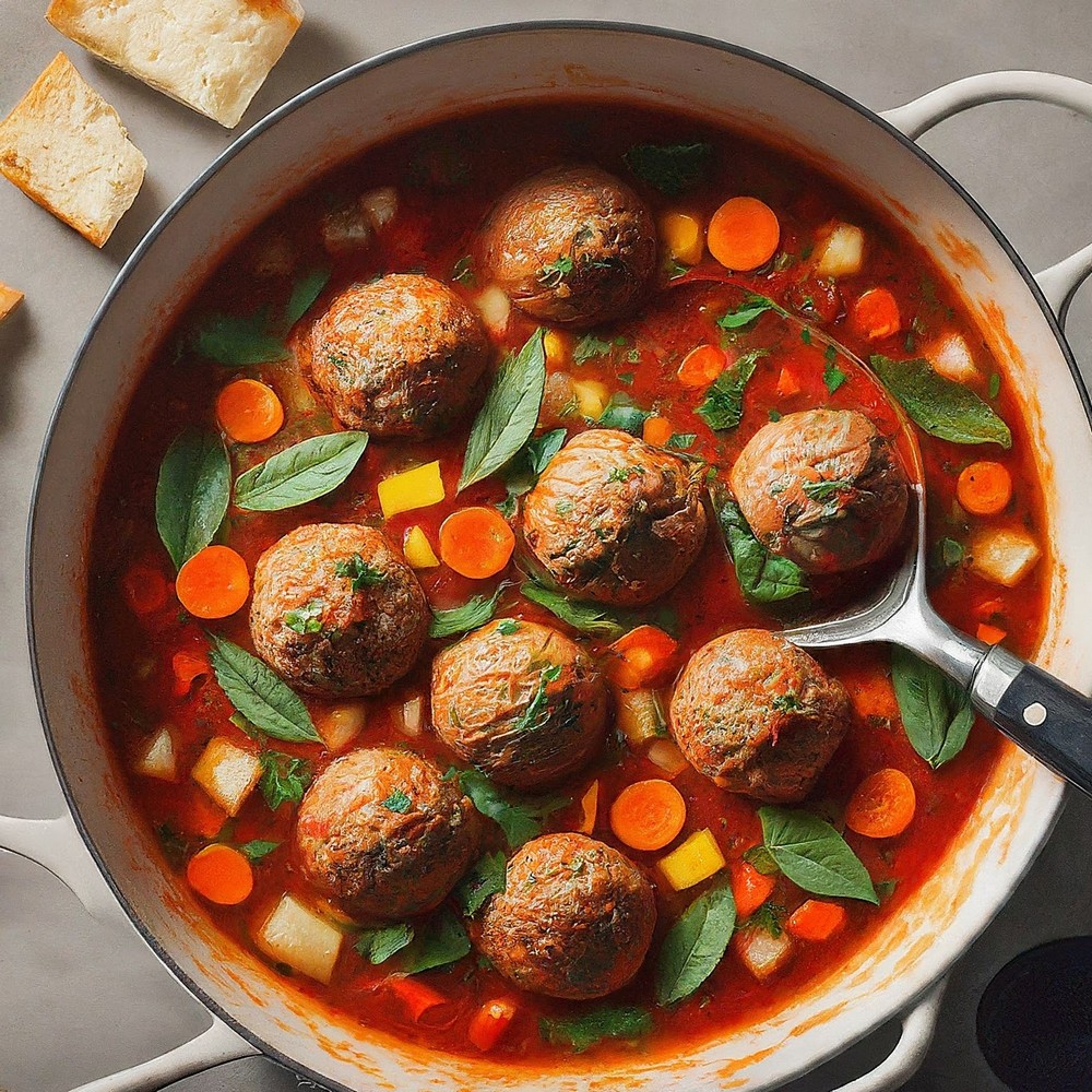 Italian Meatball Soup Recipe - Delicious and Heartwarming - Julie Ann Art