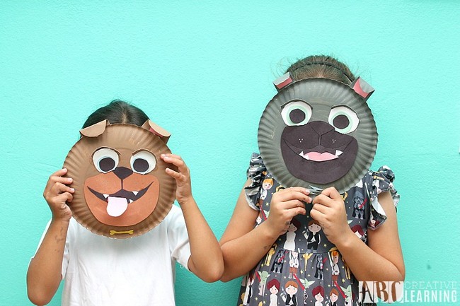 Puppy Dog Pals Paper Plate Craft