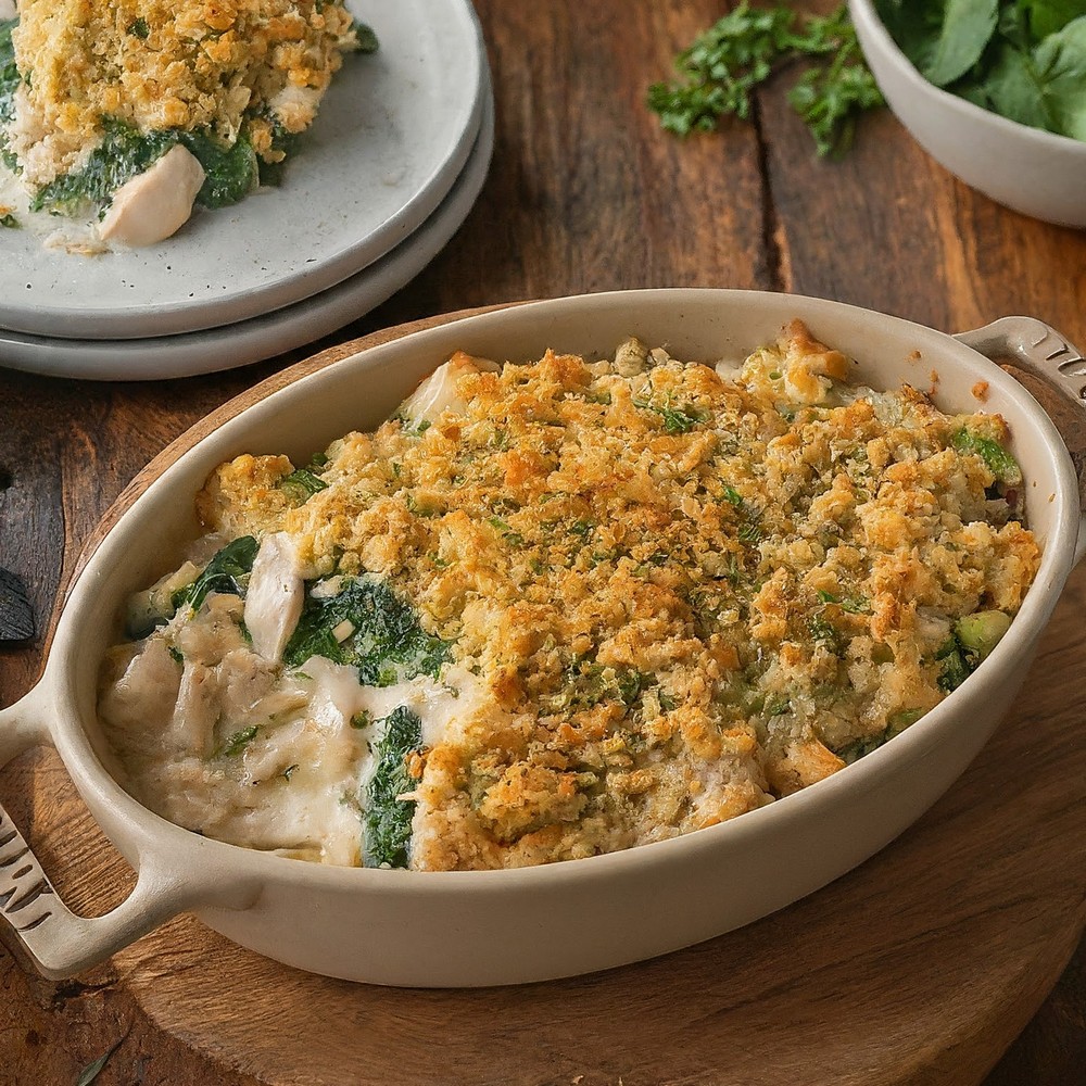 Spinach Artichoke Chicken Casserole Recipe