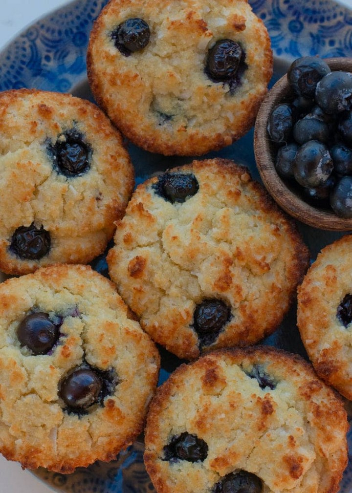 Easy Keto Blueberry Muffins
