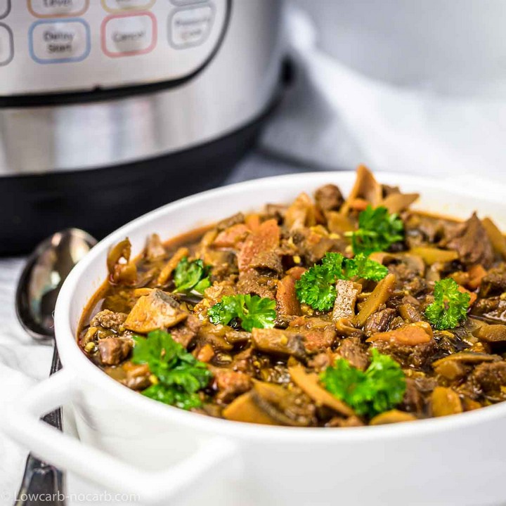 Instant Pot Best Keto Beef Stew Recipe