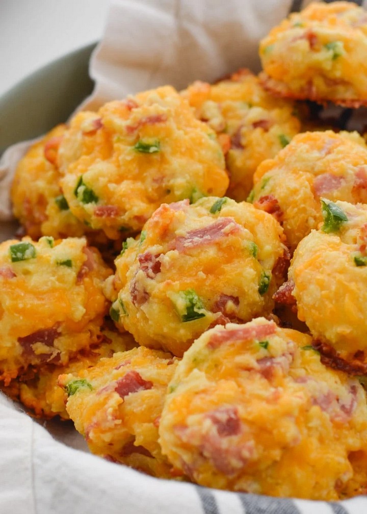 Keto Ham Cheddar And Jalapeno Bites