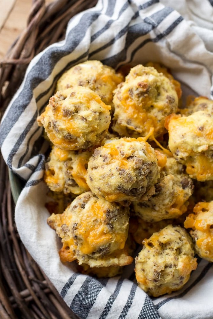 Keto Sausage Egg And Cheese Bites
