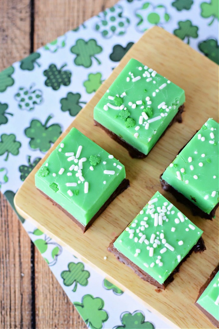 Saint Patrick's Day Baileys Irish Cream Fudge Recipe