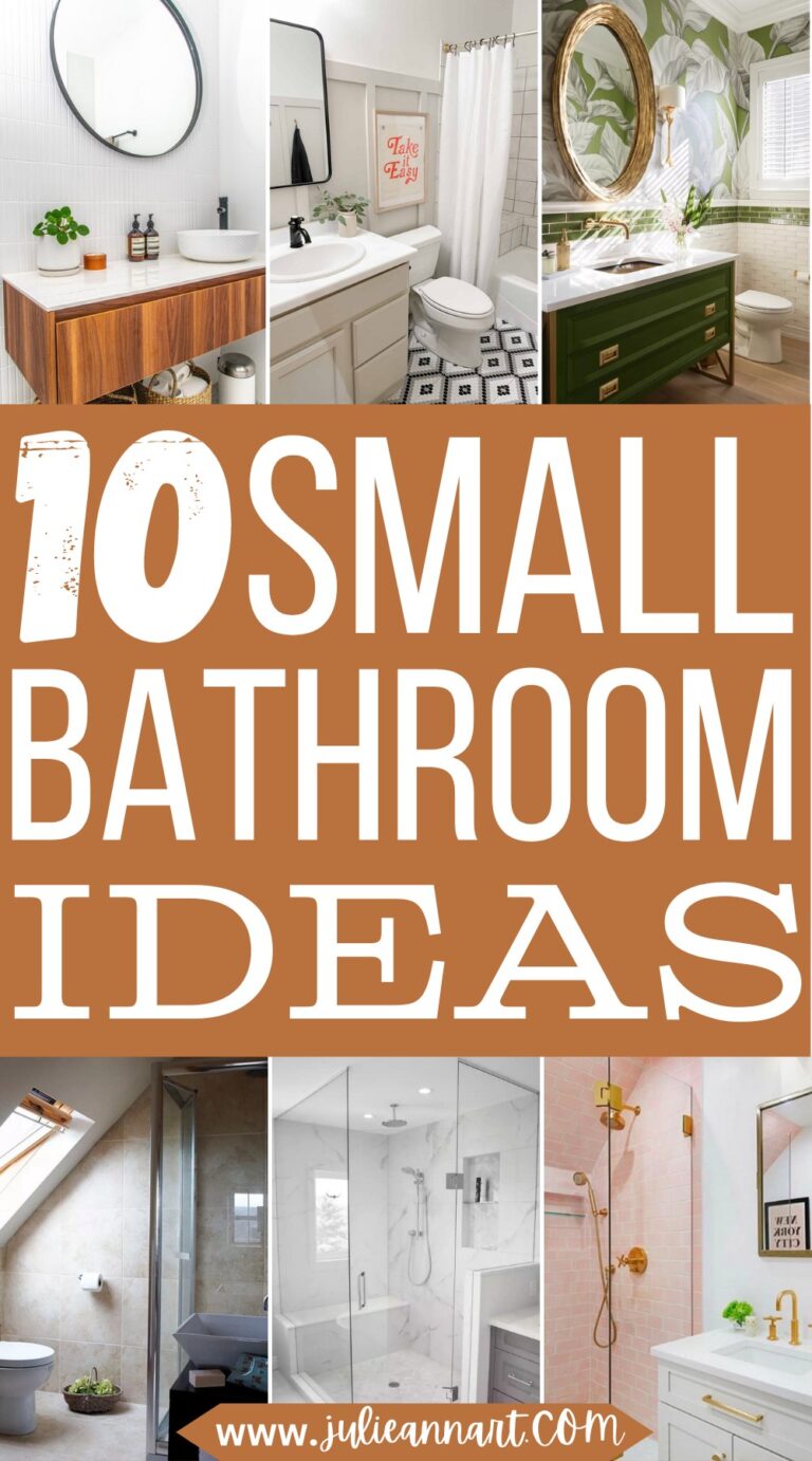10 Small Bathroom Ideas And Renovation Guides For 2024 - Julie Ann Art