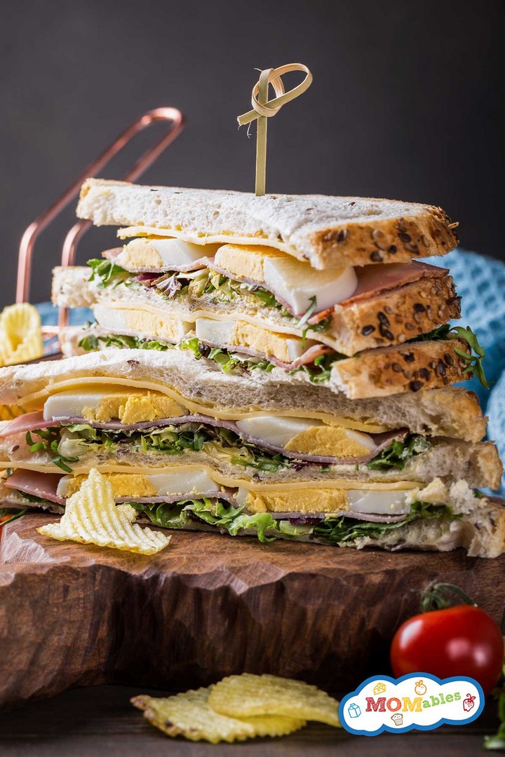 Turkey Hard Boiled Egg Sandwich
