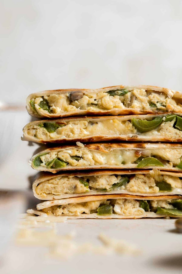 Vegetarian Breakfast Quesadillas