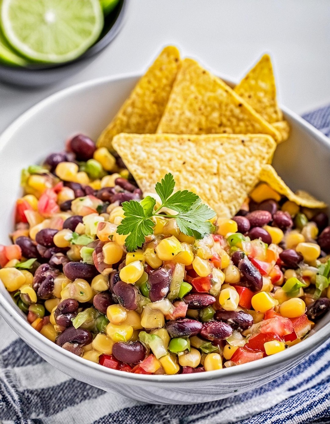 Crispy Black Bean Corn Salsa Recipe - Julie Ann Art