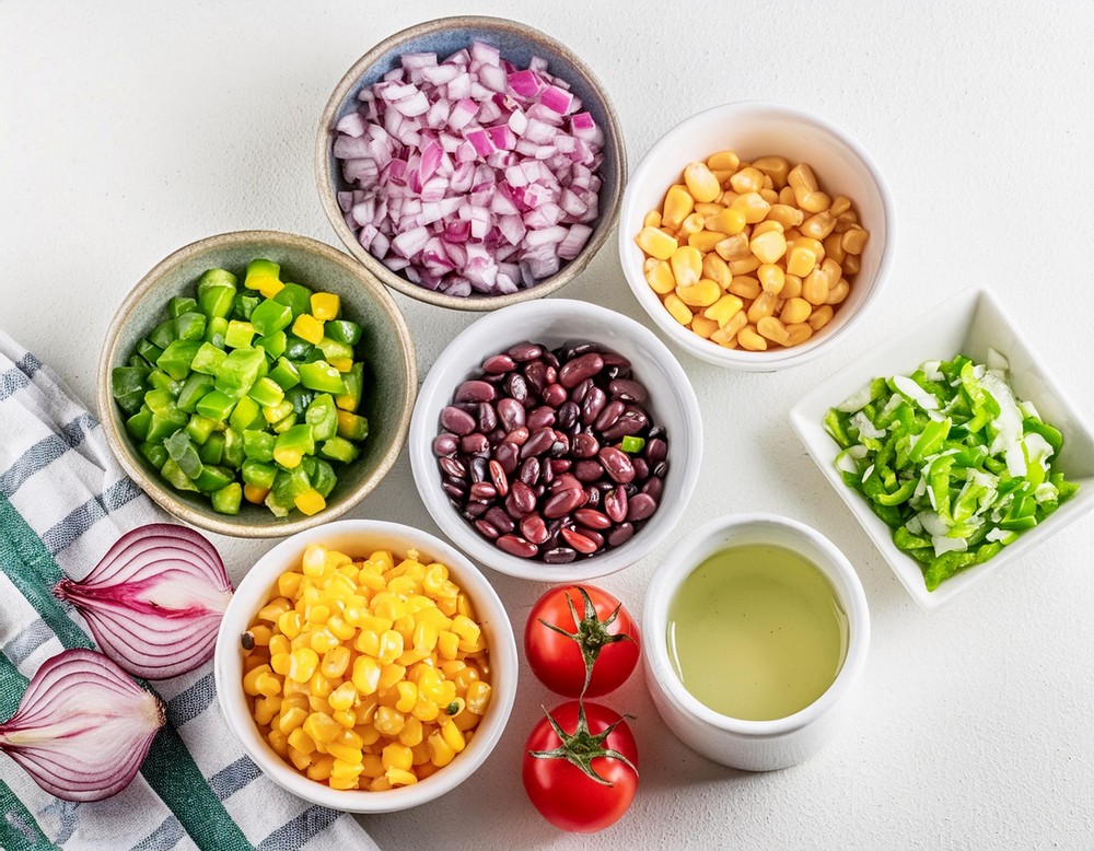 Black Bean Corn Salsa Ingredients
