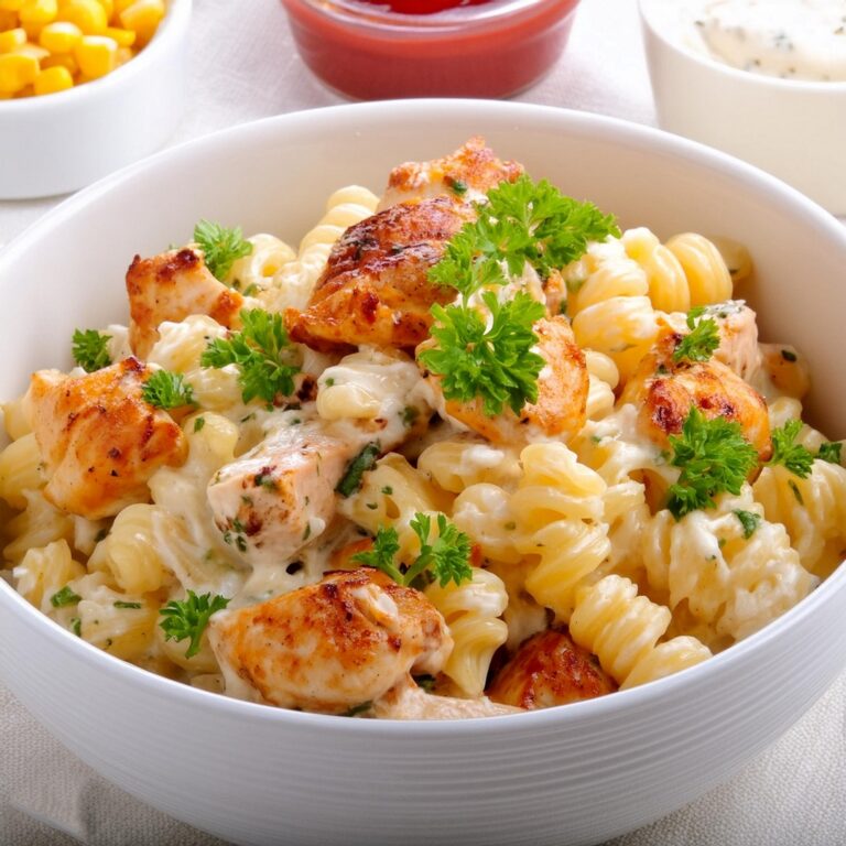 Comforting Chicken Ranch Macaroni and Cheese