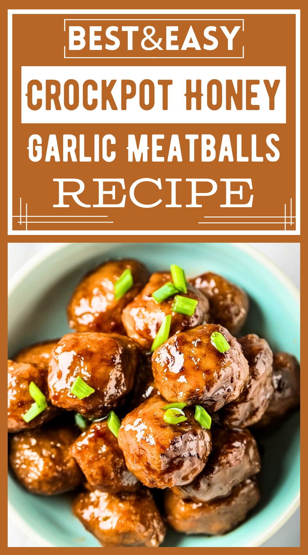 Crockpot Honey Garlic Meatballs Recipe