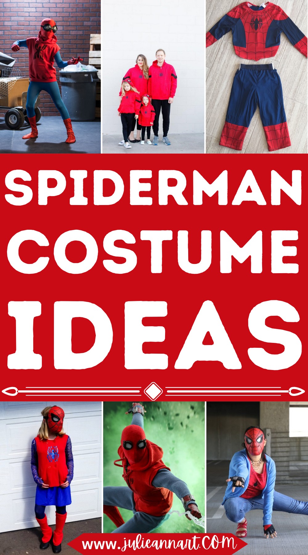 DIY Spiderman Costume Ideas