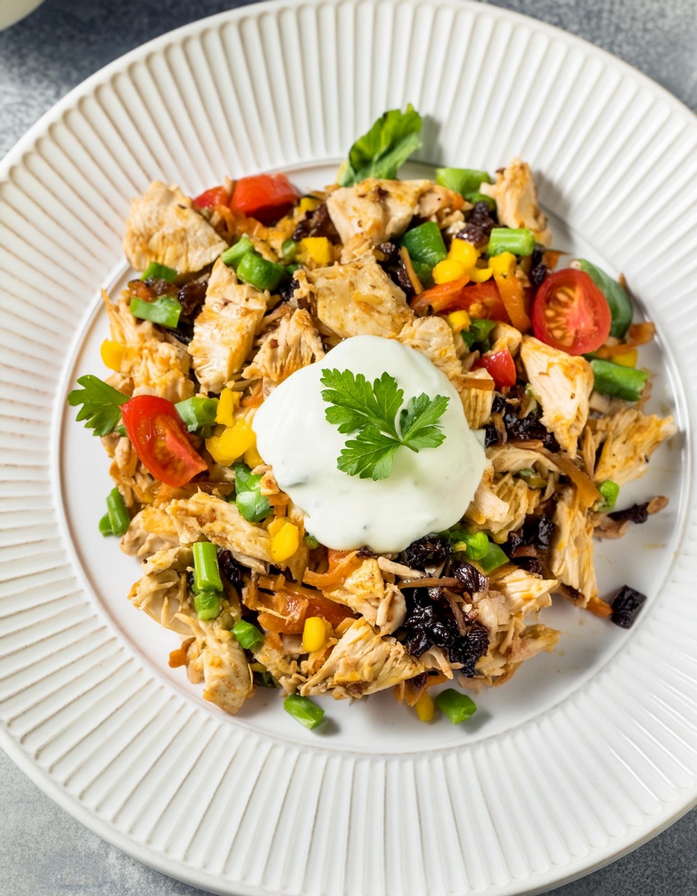 Easy Chicken Burrito Casserole1
