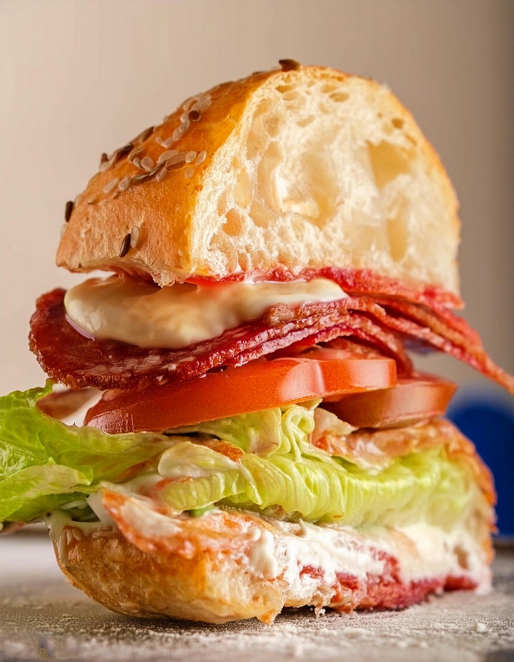 Italian Grinder Salad Sandwich
