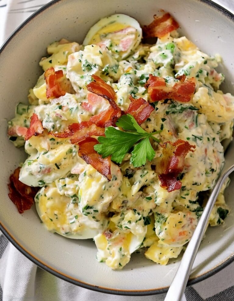 Keto Egg Salad With Bacon