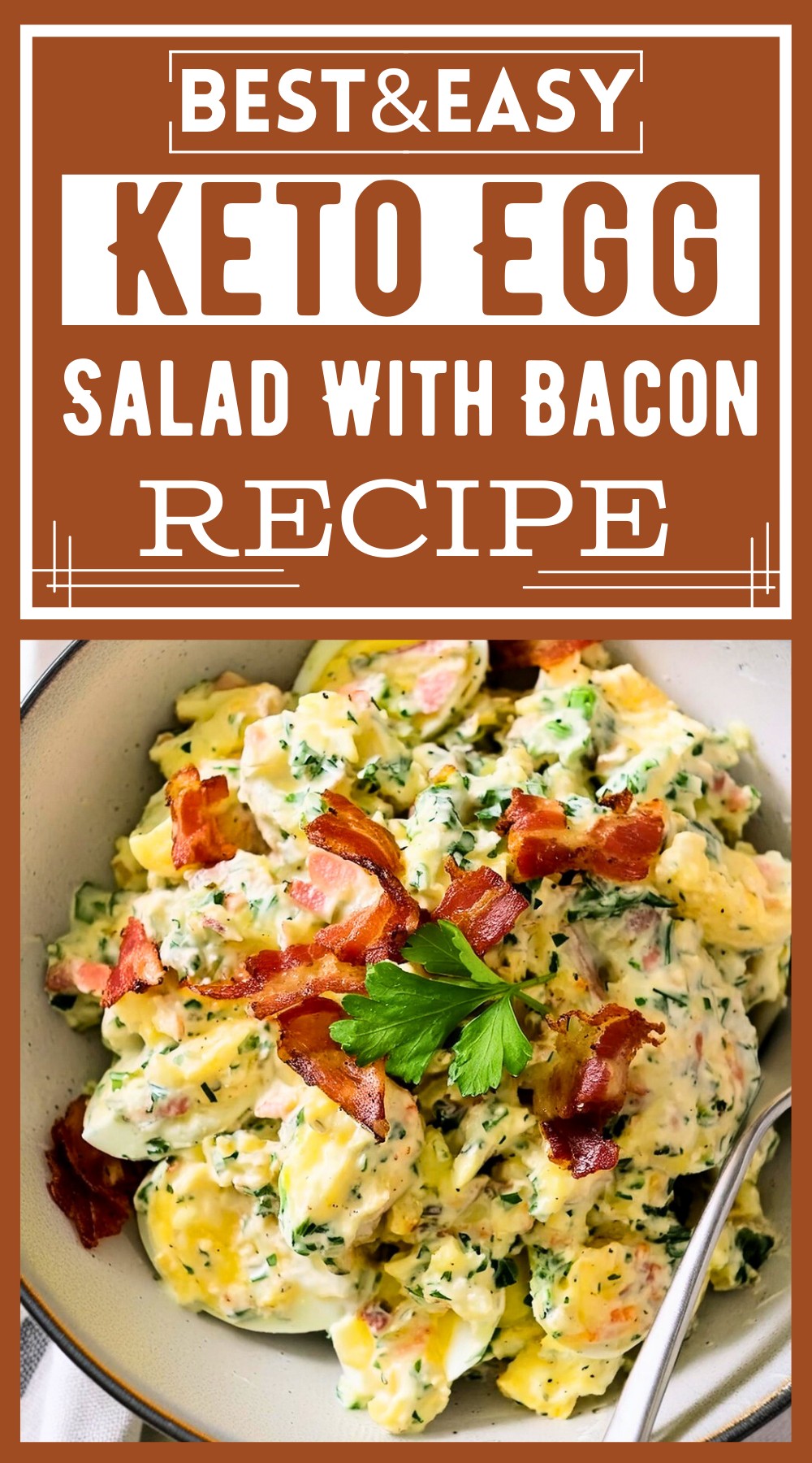 Keto Egg Salad With Bacon Recipe