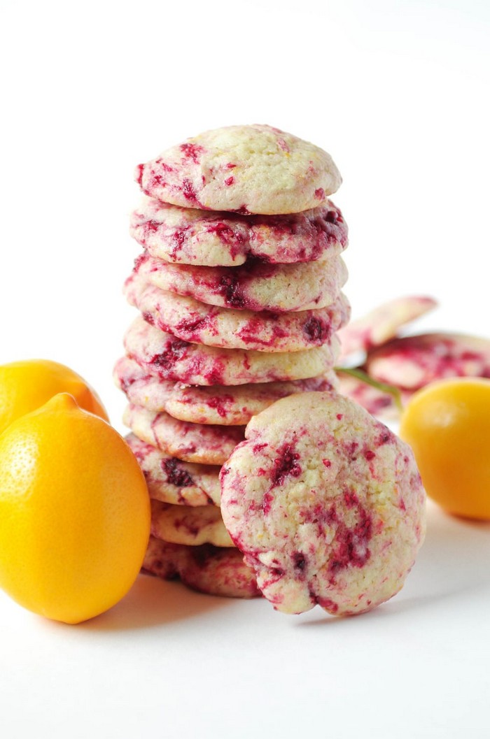 Lemon Raspberry Cookies