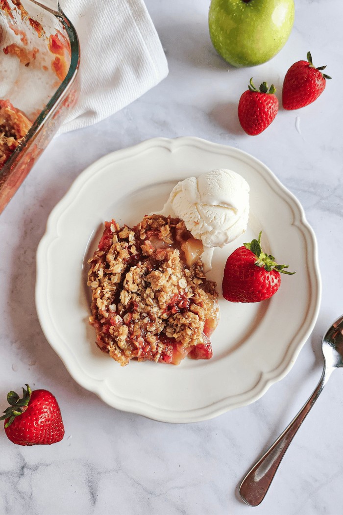 Strawberry Apple Crisp