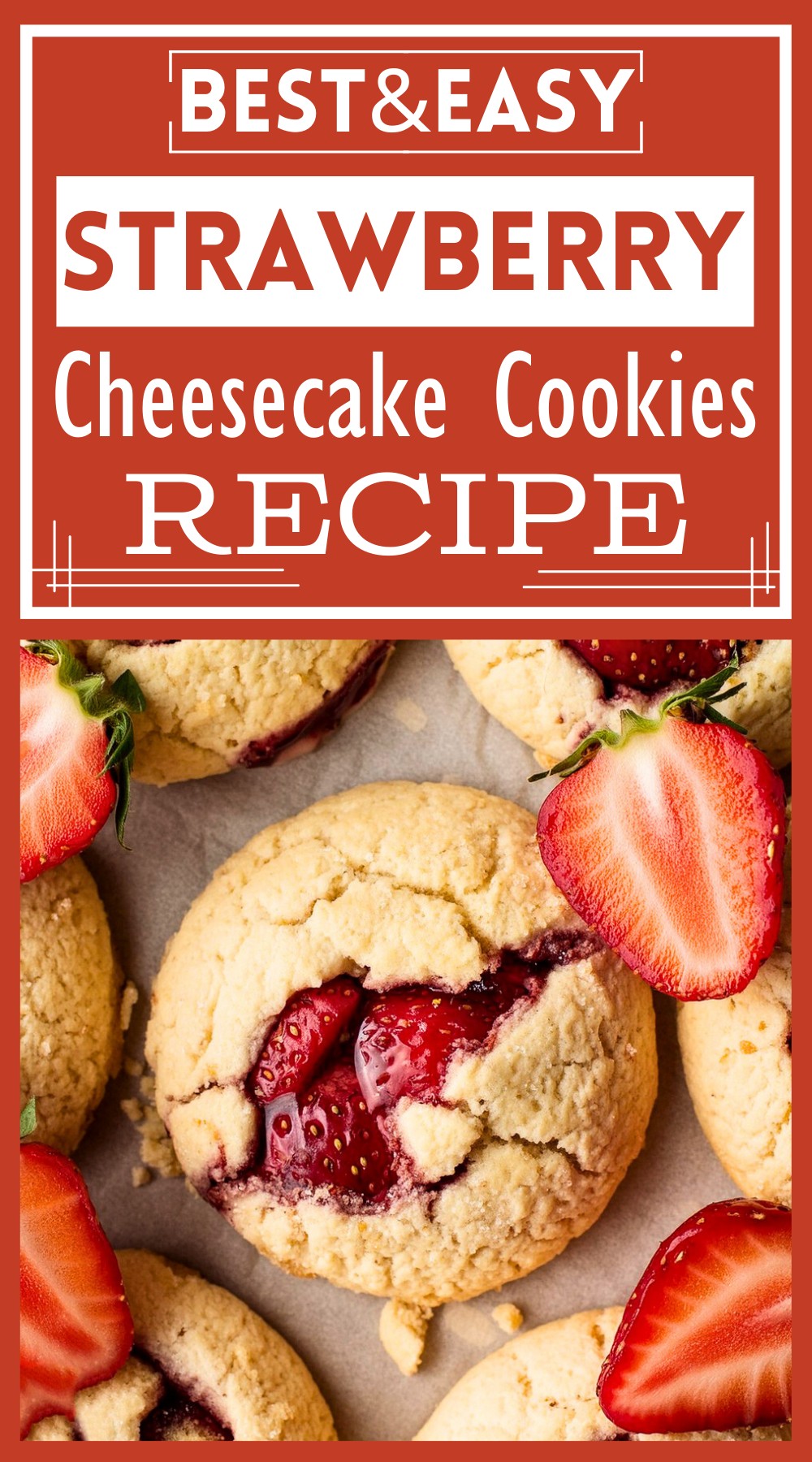 Strawberry Cheesecake Cookies Recipe
