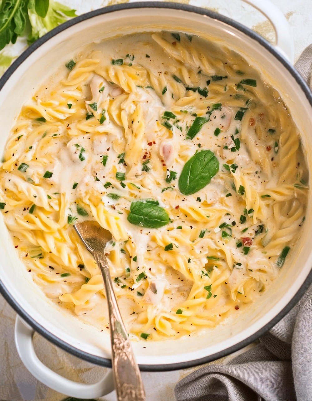 White Lasagna Soup