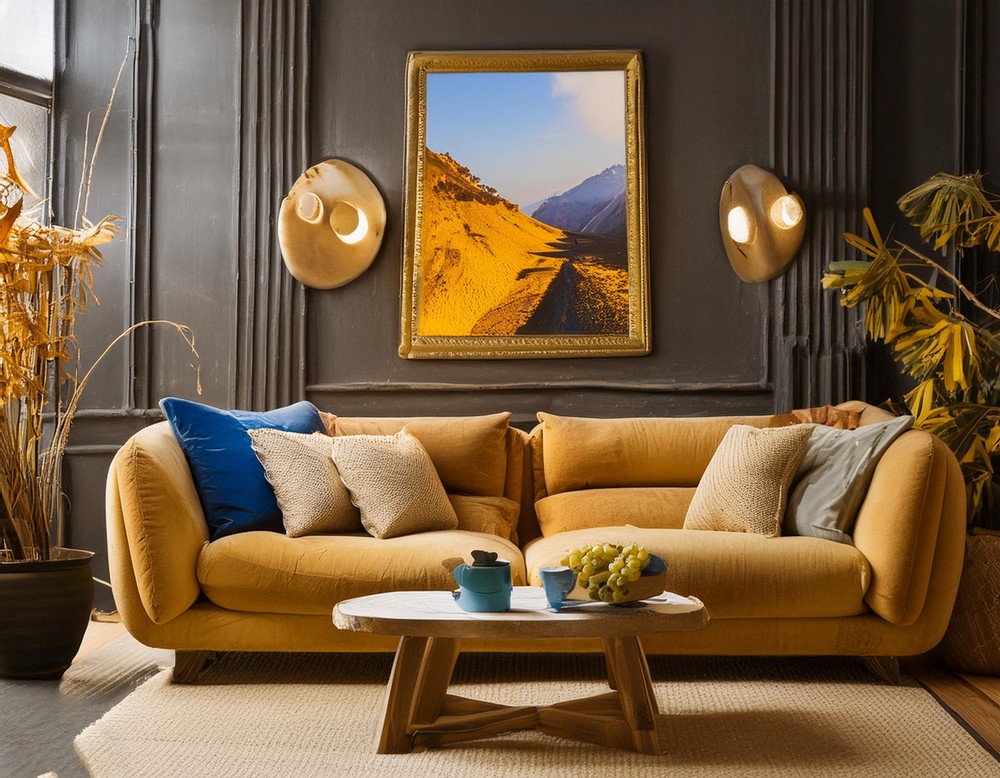Apartment Decorating with Accent with Bold Color