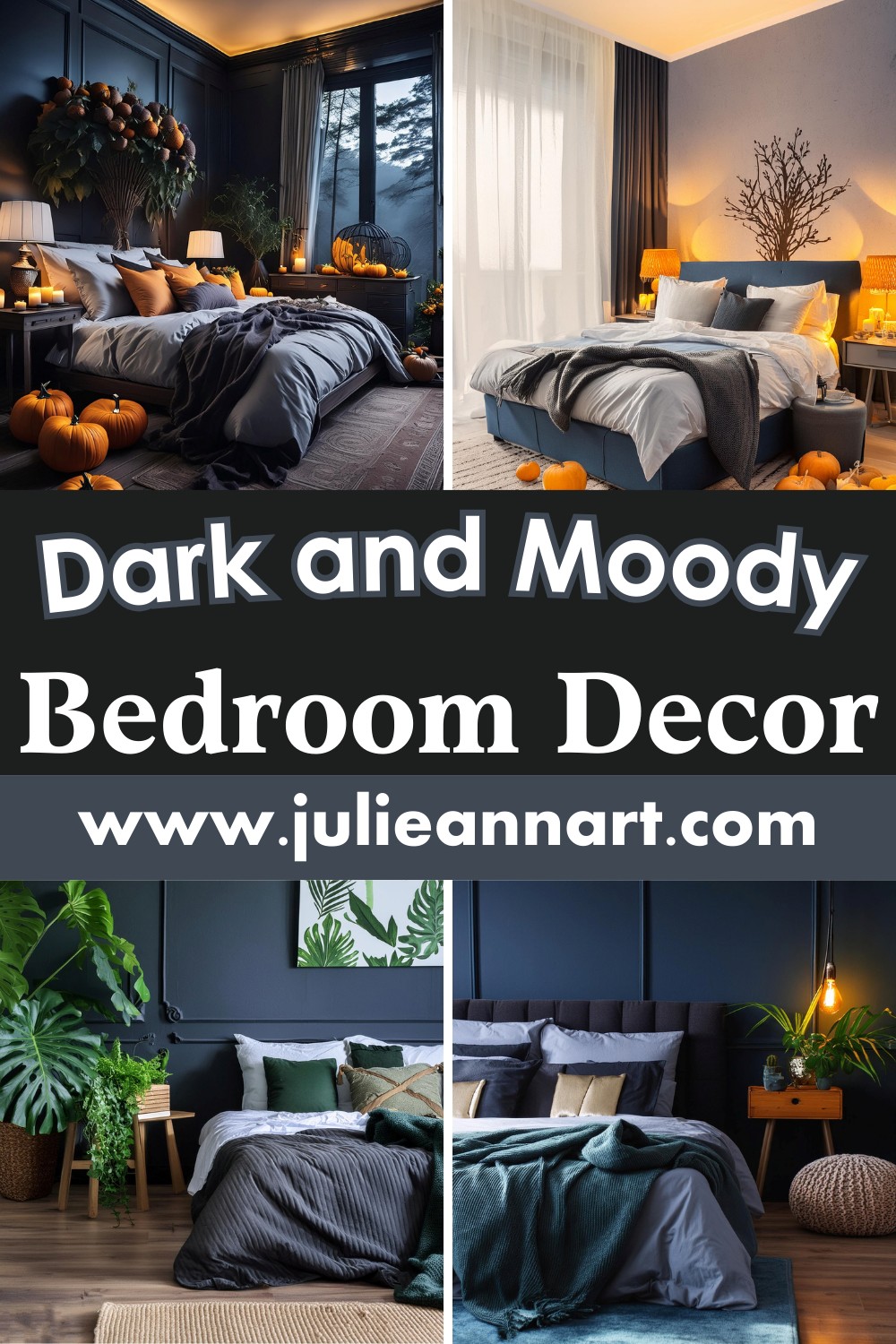 Best Dark And Moody Bedroom Decor Ideas For 2024 - Julie Ann Art