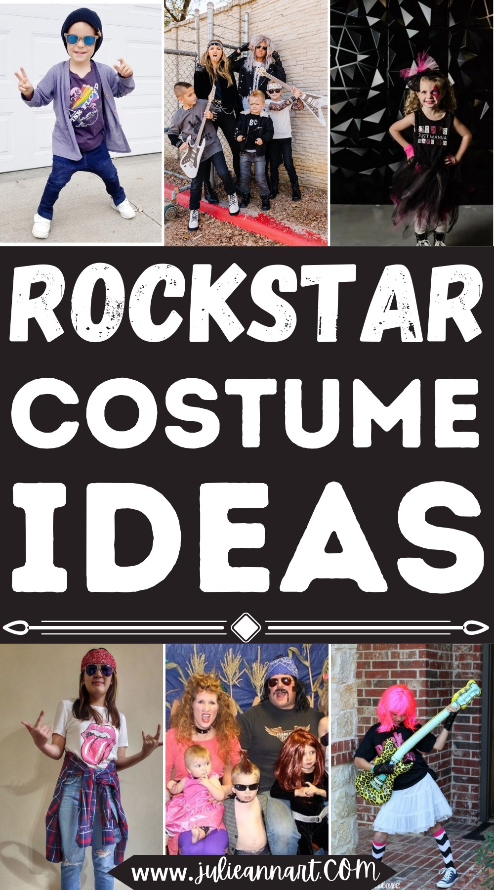 DIY Rockstar Costume Idea