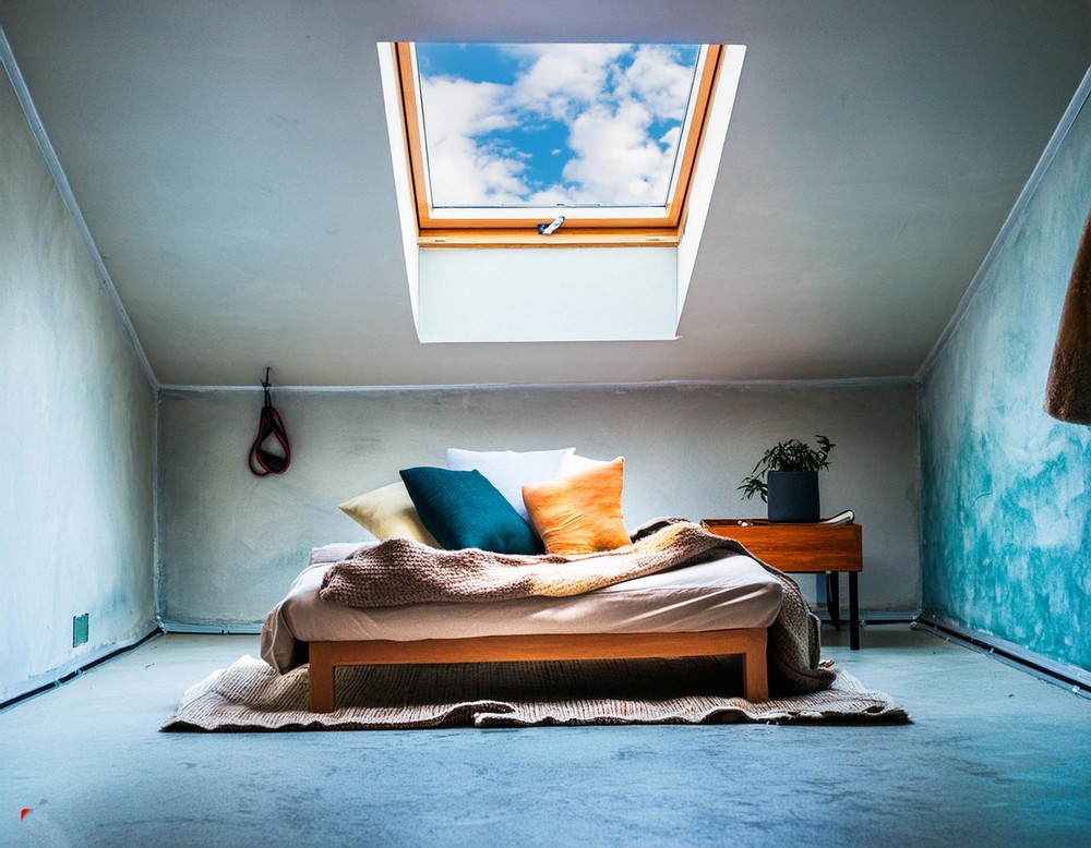 Tiny House with Adding a Skylight
