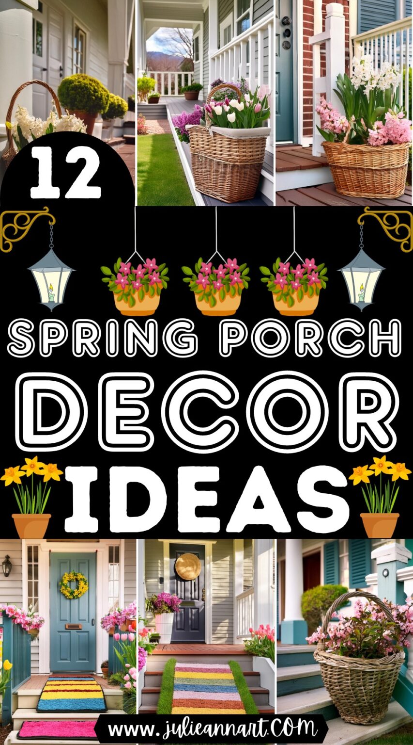Best Fun Spring Porch Decor Ideas For Home Entrance For 2024 - Julie ...