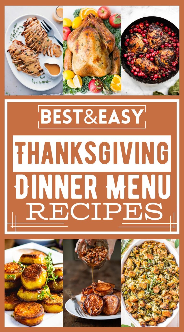 10 Best Thanksgiving Dinner Menu Recipes To Serve Your Friends & Family ...