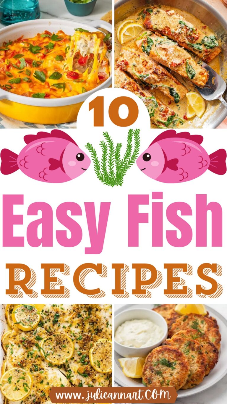 Easy To Make Healthy Fish Recipes - Julie Ann Art