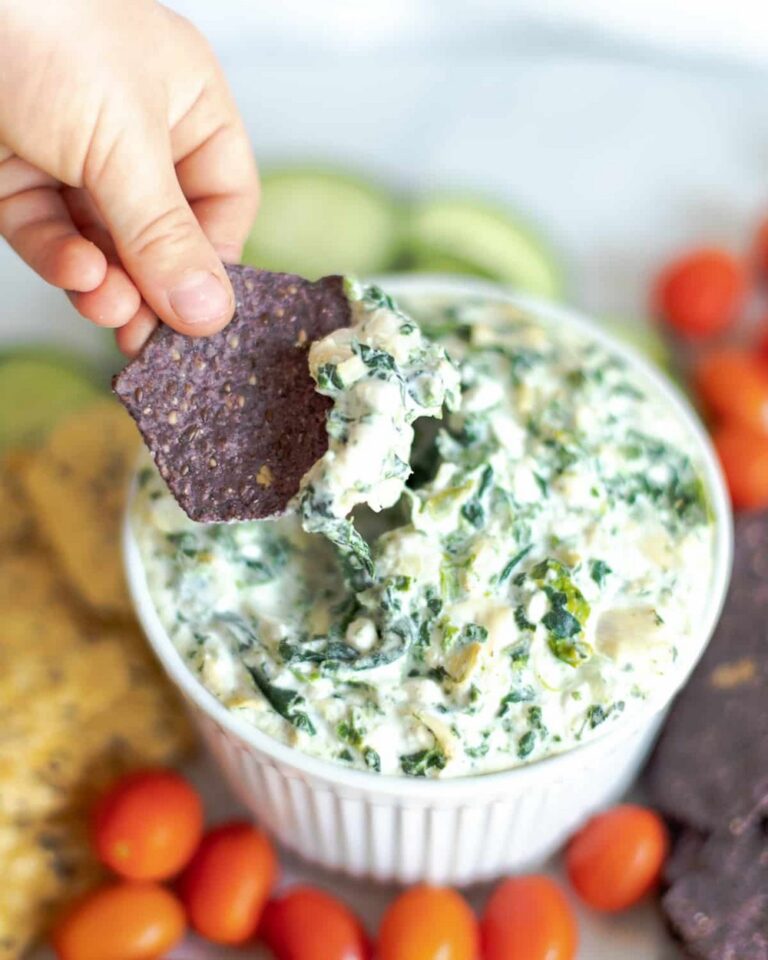 Easy Healthy Spinach Artichoke Dip Recipe