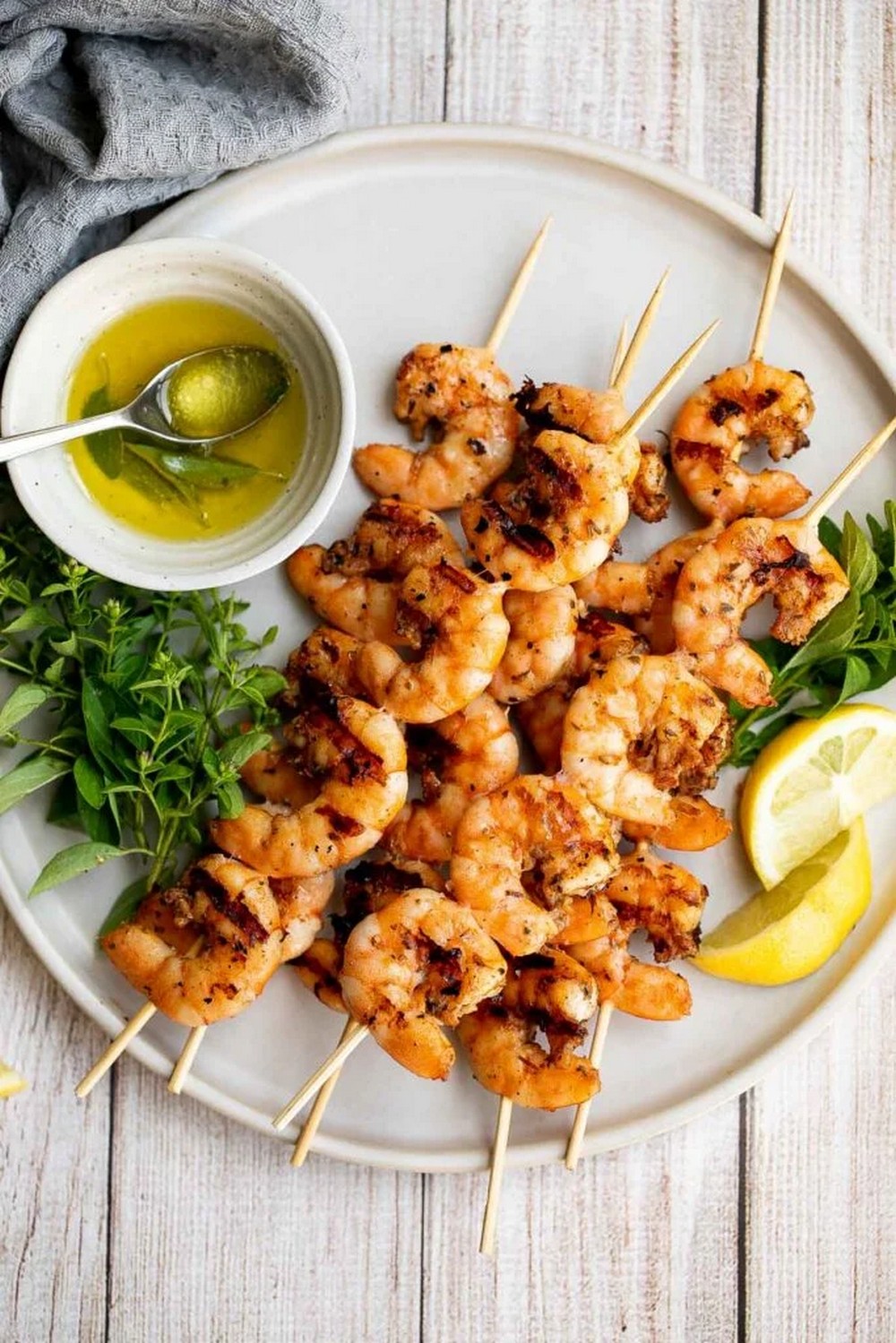 Garlic Shrimp Skewers