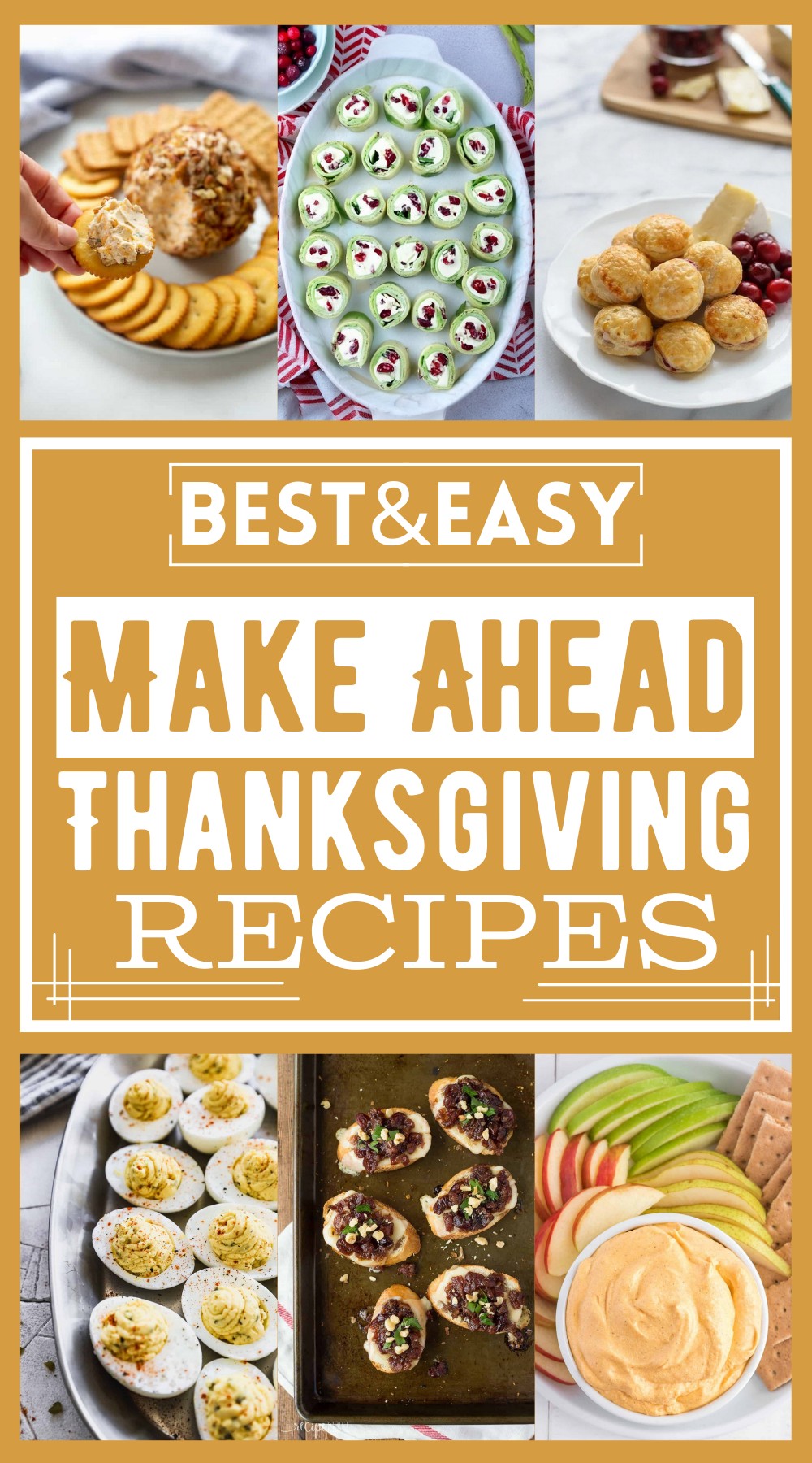 Make Ahead Thanksgiving Recipes